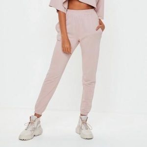 ✨Trending✨Creamy Pink Slim Leg Joggers